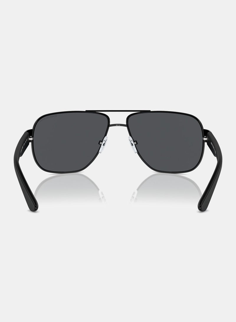 Armani Exchange Full Rimmed Pilot Sunglasses 0AX2012S 62 606387 - Image 3